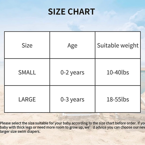 2/$10 New 2Pk of Alva baby swim diapers - Picture 2 of 5